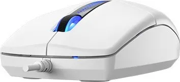 A4tech N-530S, podsvícená kancelářská myš, 1200 DPI, USB, bílá