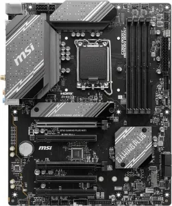MSI MB Sc LGA1700 B760 GAMING PLUS WIFI, Intel B760, 4xDDR5, 1xDP, 1xHDMI, ATX