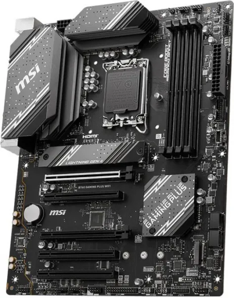 MSI MB Sc LGA1700 B760 GAMING PLUS WIFI, Intel B760, 4xDDR5, 1xDP, 1xHDMI, ATX
