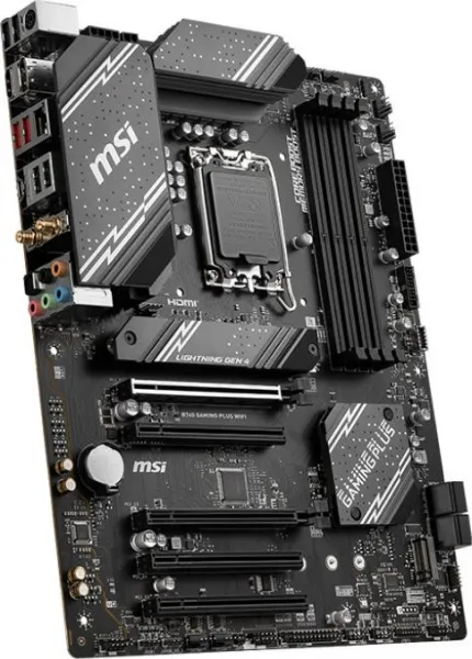 MSI MB Sc LGA1700 B760 GAMING PLUS WIFI, Intel B760, 4xDDR5, 1xDP, 1xHDMI, ATX
