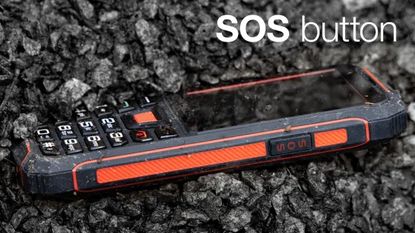 EVOLVEO StrongPhone W4, červená