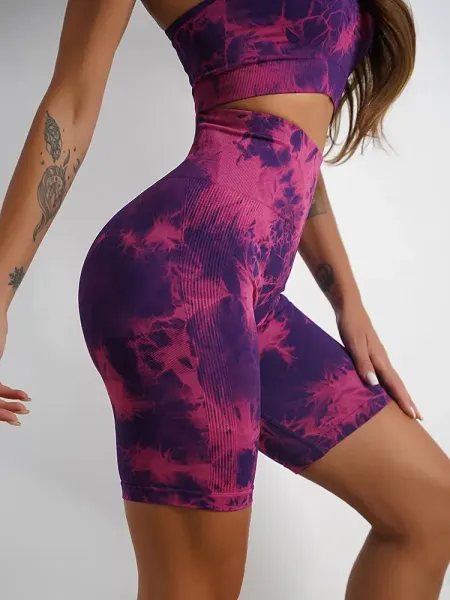 Legínovo Fitness set calypso fialový Veľkosť: S