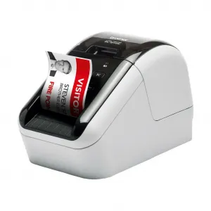 BROTHER tlačiareň štítkov QL-810W - 62mm, termálna, USB WIFI Profi tlačiareň štítkov /pri zakúpení DK-22251 tlač červená