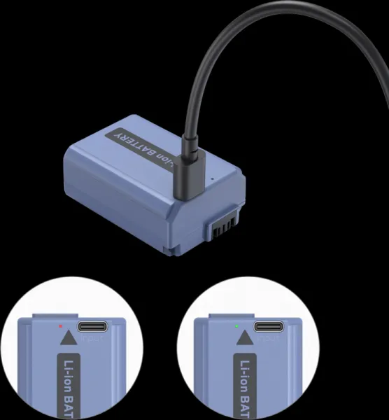 Batéria fotoaparátu SmallRig 4330 USB-C nabíjateľná NP-FW50