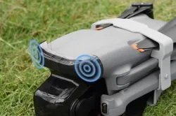 Stablecam DJI AIR 3 - Kryt stabilizovaného závesu a predný chránič senzora 1DJ2857