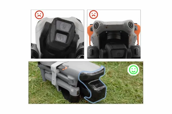 Stablecam DJI AIR 3 - Kryt stabilizovaného závesu a predný chránič senzora 1DJ2857