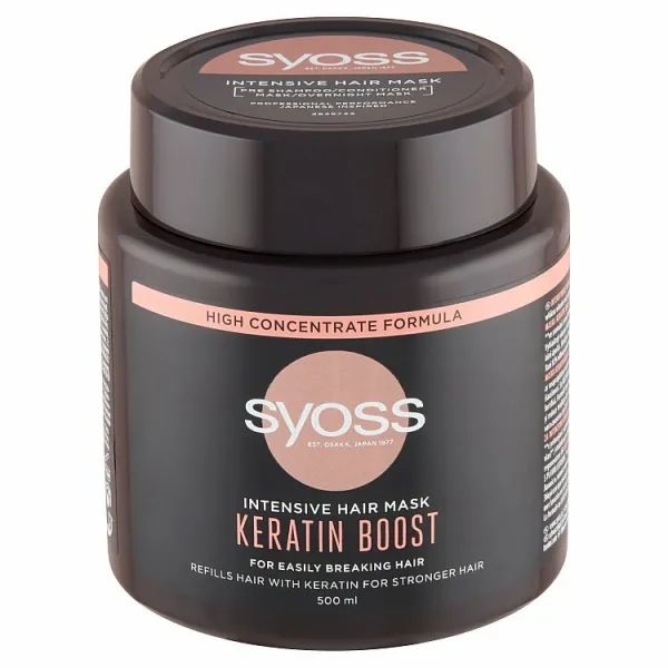 Syoss Keratin Boost intenzívna vlasová maska 500 ml