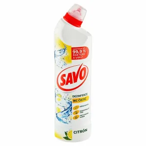 Savo Dezinfekčný WC čistič citrón 700 ml