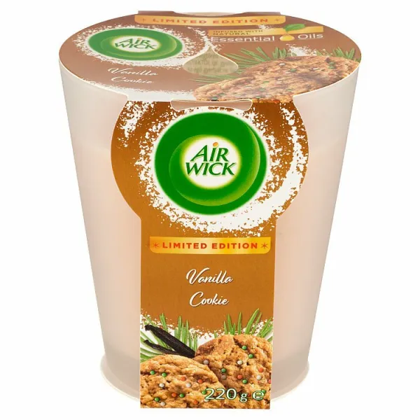 Air Wick Essential Oils Sviečka vanilkové pečivo 220 g 1ks