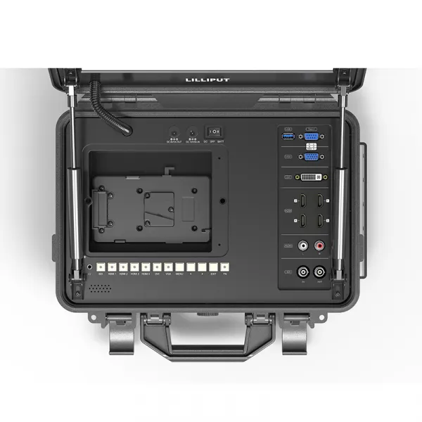Lilliput BM120-4K 12,5" 4K Broadcast Director Monitor s SDI, HDR a 3D LUTS v pevnom obale 21241