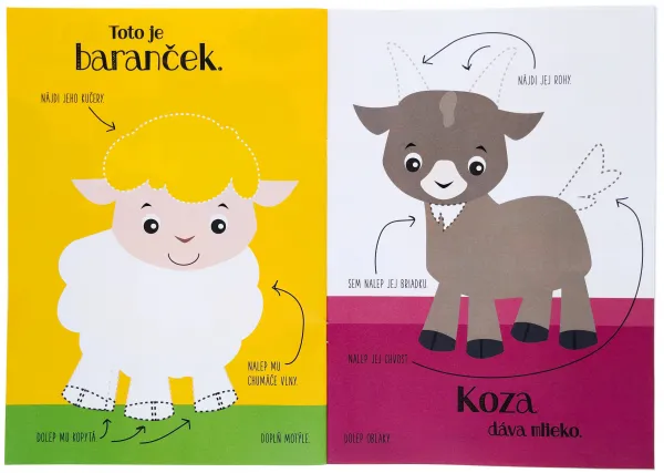 Moje super samolepky Zvieratá