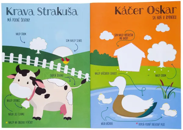 Moje super samolepky Na farme