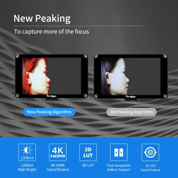 PortKeys HS7T II Metal Edition 7" 4K HDMI/3G-SDI monitor w3D LUT 17373