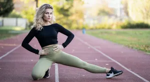 Legínovo Zelené push-up legíny Veľkosť: M