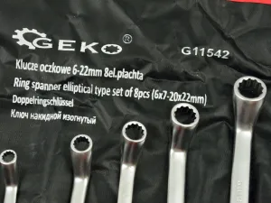 Geko Sada očkových kľúčov 8 dielna 6-22mm