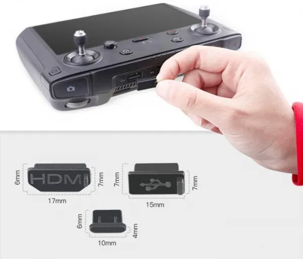 Stablecam Silikónové kryty konektorov Type-C, HDMI, a USB port 1DJ5012