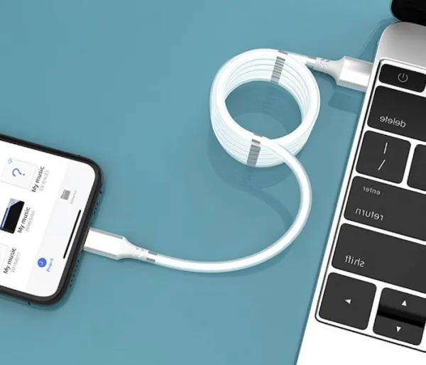 Stablecam Magnetický samonavíjací USB nabíjací kábel (Micro USB) (90 cm) 1DJ2025