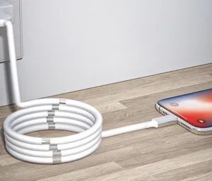 Stablecam Magnetický samonavíjací USB nabíjací kábel (Micro USB) (90 cm) 1DJ2025