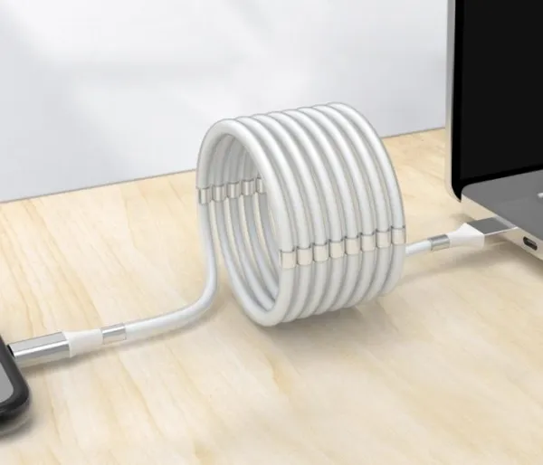 Stablecam Magnetický samonavíjací USB nabíjací kábel (Type-C) (180 cm) 1DJ2027