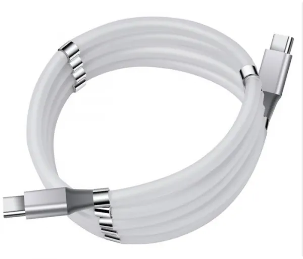 Stablecam Magnetický samonavíjací USB nabíjací kábel (Type-C to Type-C) (90cm) 1DJ2033