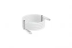 Stablecam Magnetický samonavíjací USB nabíjací kábel (Type-C to Lightning) (90cm) 1DJ2034