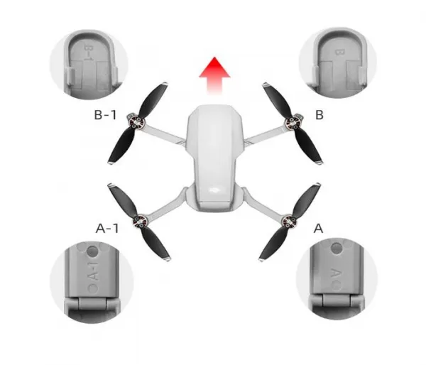 Stablecam MAVIC MINI 1/2 - Skladacie zvýšené pristávacie nohy 1DJ5044