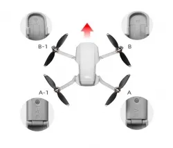 Stablecam MAVIC MINI 1/2 - Skladacie zvýšené pristávacie nohy 1DJ5044