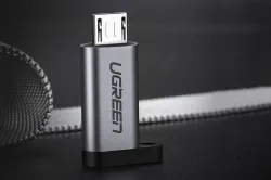 Ugreen US282 adaptér USB-C / micro USB, šedý