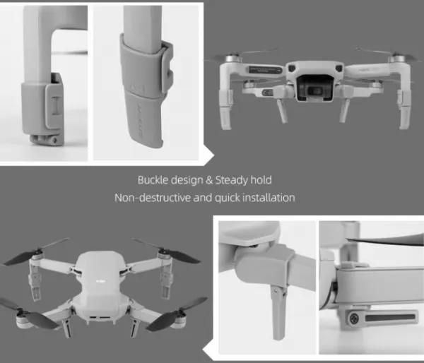 Stablecam MAVIC MINI 1/2 - Demontovateľné skladacie zvýšené pristávacie nohy 1DJ5046