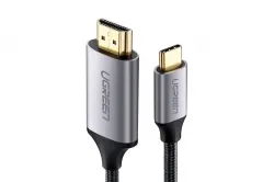 UGREEN USB-C HDMI adaptér 1.5m, sivý 1UG1220
