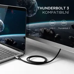 UGREEN USB-C HDMI adaptér 1.5m, sivý 1UG1220
