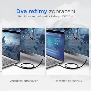 UGREEN USB-C HDMI adaptér 1.5m, sivý 1UG1220