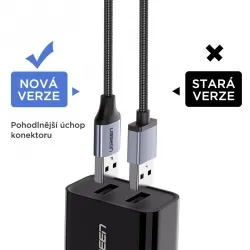 UGREEN Micro USB kábel 1.5m, čierny 1UG1272