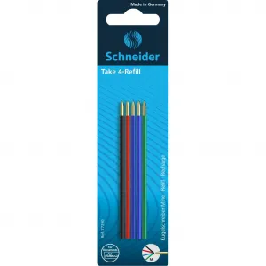 Schneider Sada nahradných náplní do guľôčkového pier Take 4