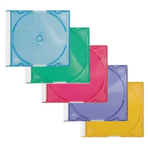 Farebné obaly na CD/DVD Q-CONNECT