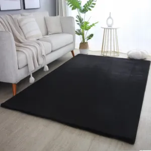 Koberec Pouffy čierny