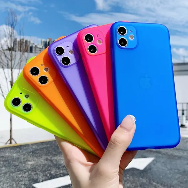 Innocent Neon Slim Case iPhone 11 Pro Max - Neon Yellow