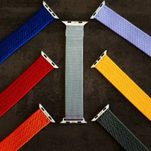 Innocent Braided Solo Loop Apple Watch Band 40/41/42mm - Orange - M (144MM)