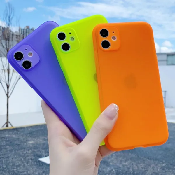 Innocent Neon Slim Case iPhone 11 Pro Max - Neon Yellow