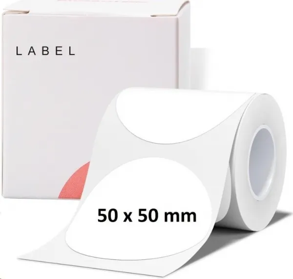 Niimbot štítky R 50x50mm 150ks Round pro B21, B21S, B3S, B1