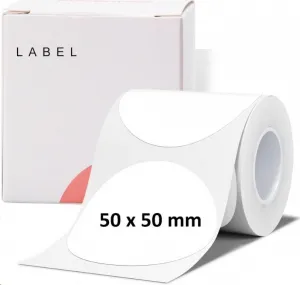 Niimbot štítky R 50x50mm 150ks Round pro B21, B21S, B3S, B1