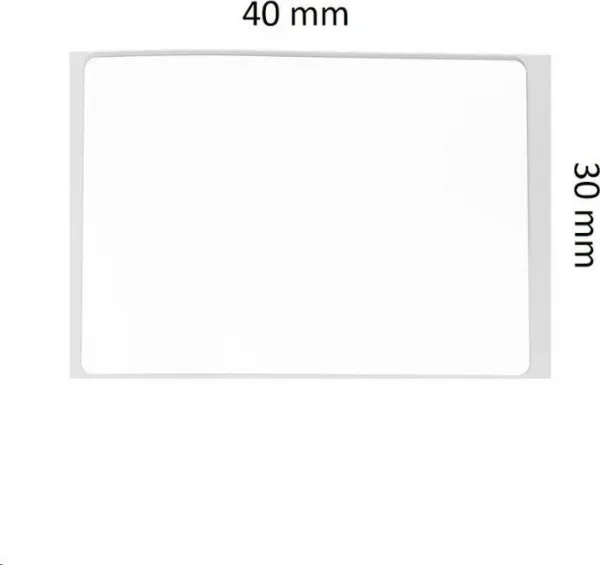 Niimbot štítky ER 40x30mm 230ks Průhledné pro B21, B21S, B3S,B1