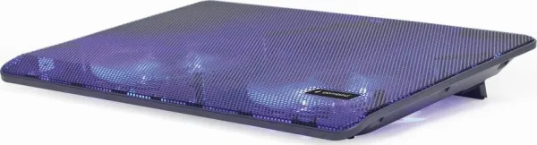 Stojan na notebook GEMBIRD NBS-2F15-05, pre notebooky do 15,6", LED, čierny