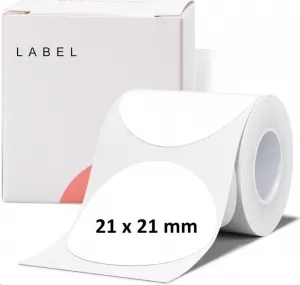 Niimbot štítky R 21x21mm 300ks RoundB pro B21, B21S, B3S, B1