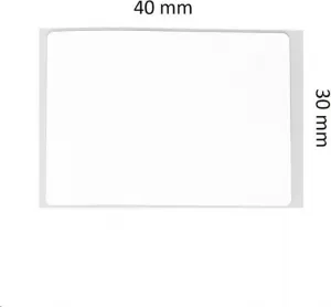 Niimbot štítky R 40x30mm 230ks White pro B21, B21S, B3S, B1
