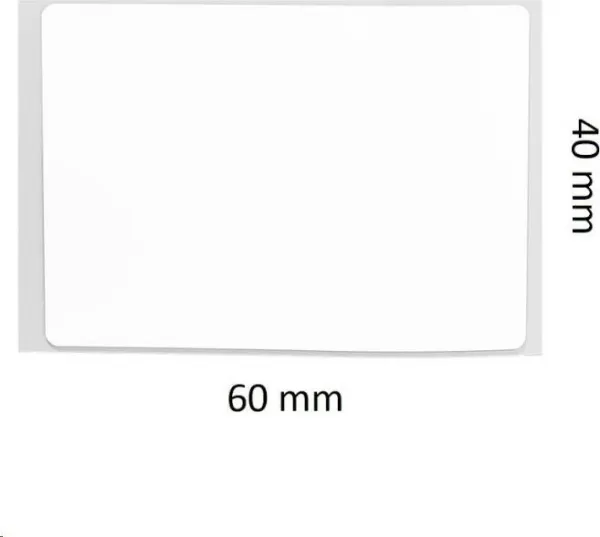 Niimbot štítky R 40x60mm 125ks White pro B21, B21S, B3S, B1