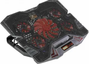 EVOLVEO Ania 5R, chladiaci stojan pre notebook, červené podsvietenie