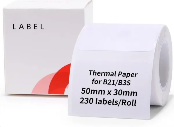 Niimbot štítky R 50x30mm 230ks White pro B21, B21S, B3S, B1