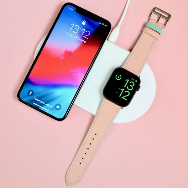 Innocent Classic Buckle Band Apple Watch 44/45/46/49mm - Pink/ Mint
