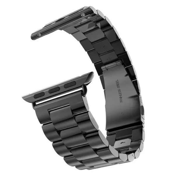 Innocent Folding Clasp Apple Watch Band 40/41/42mm - Black